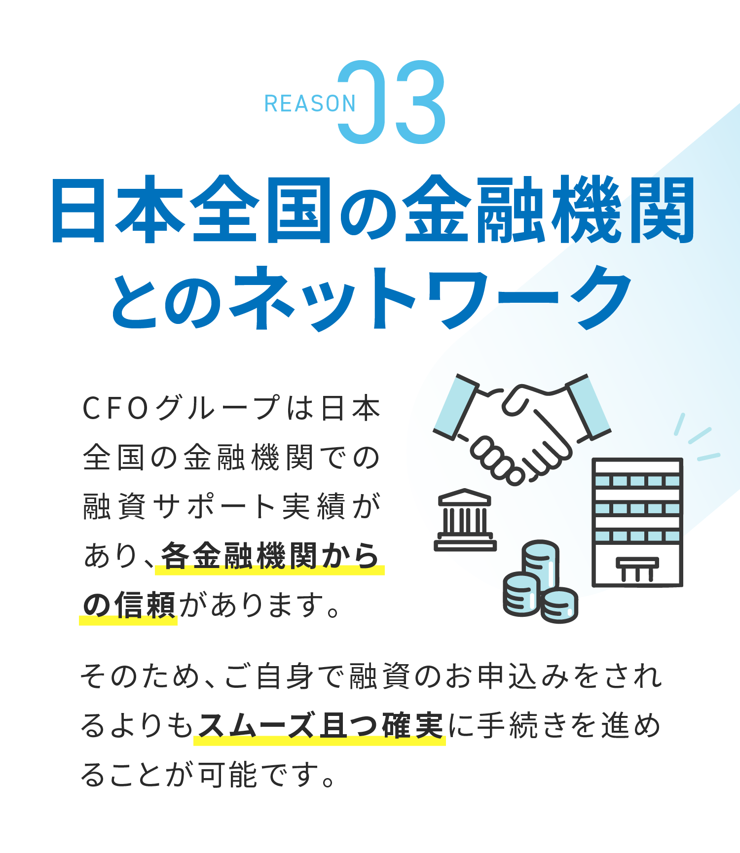 日本全国の金融機関とのネットワーク
